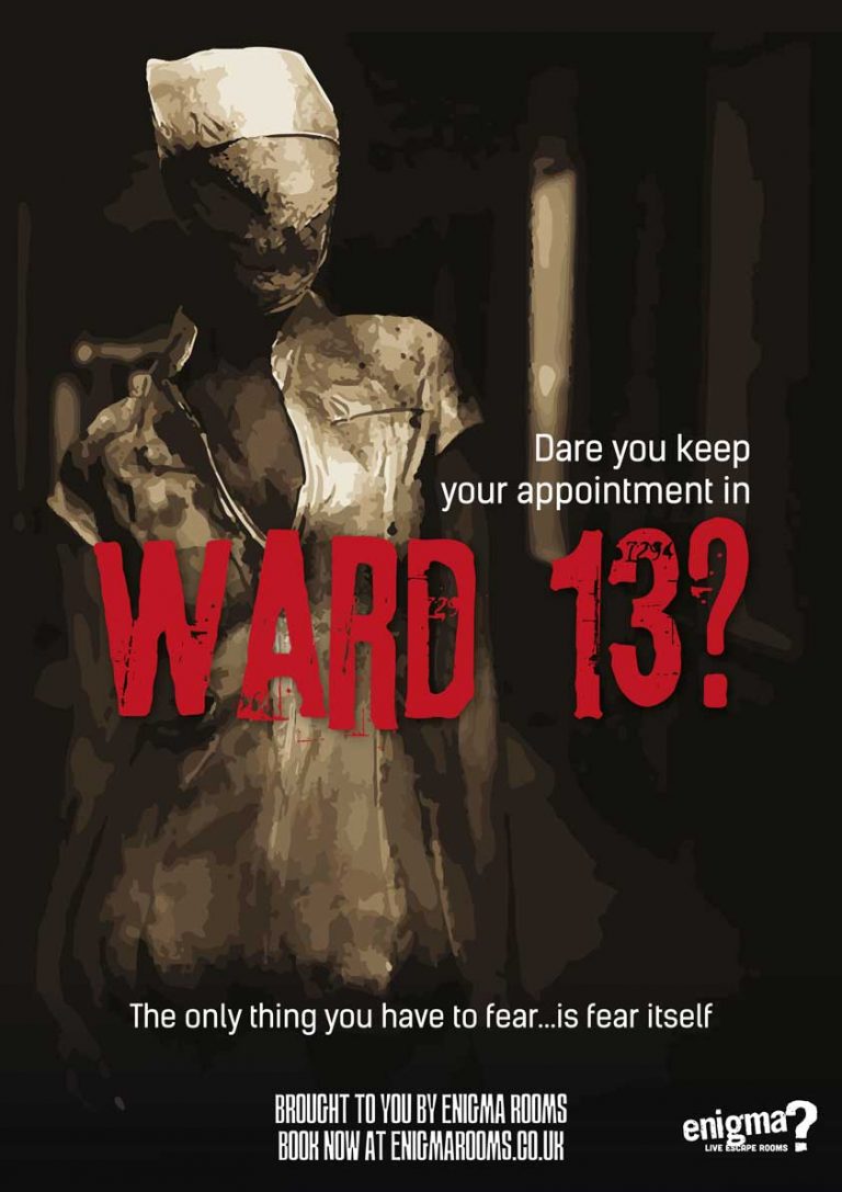 Enigma Escape Rooms | Ward 13 Nights - Book Online